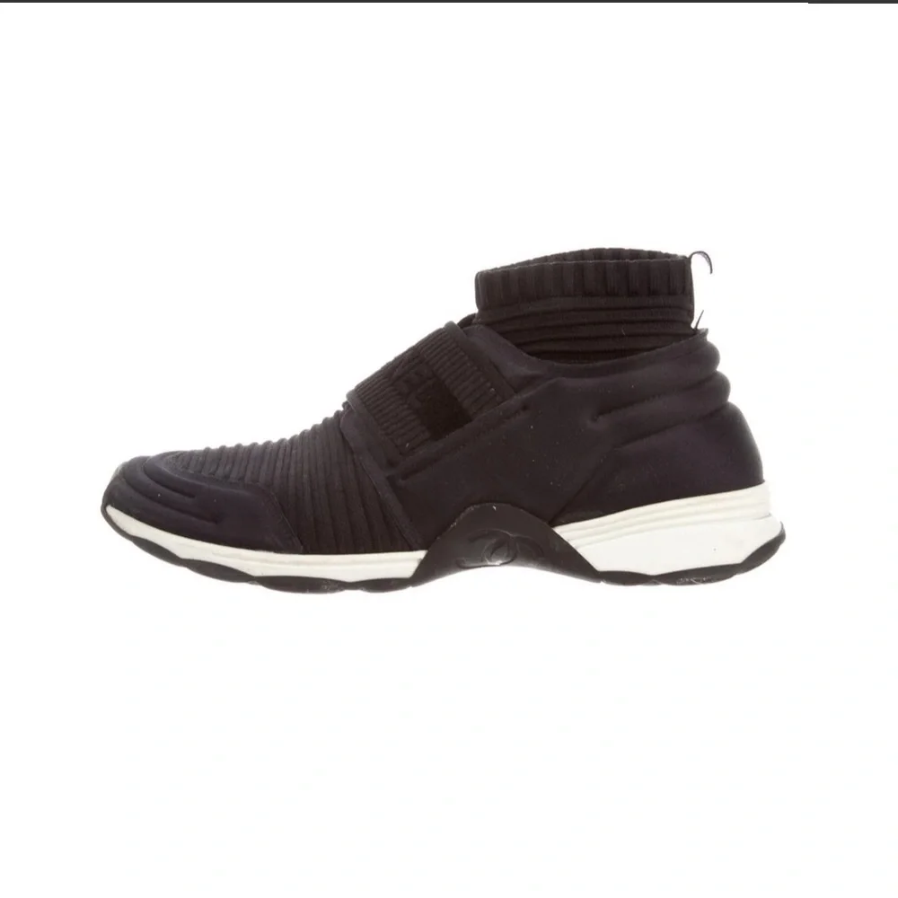 Chanel 'CC' Sock Sneakers